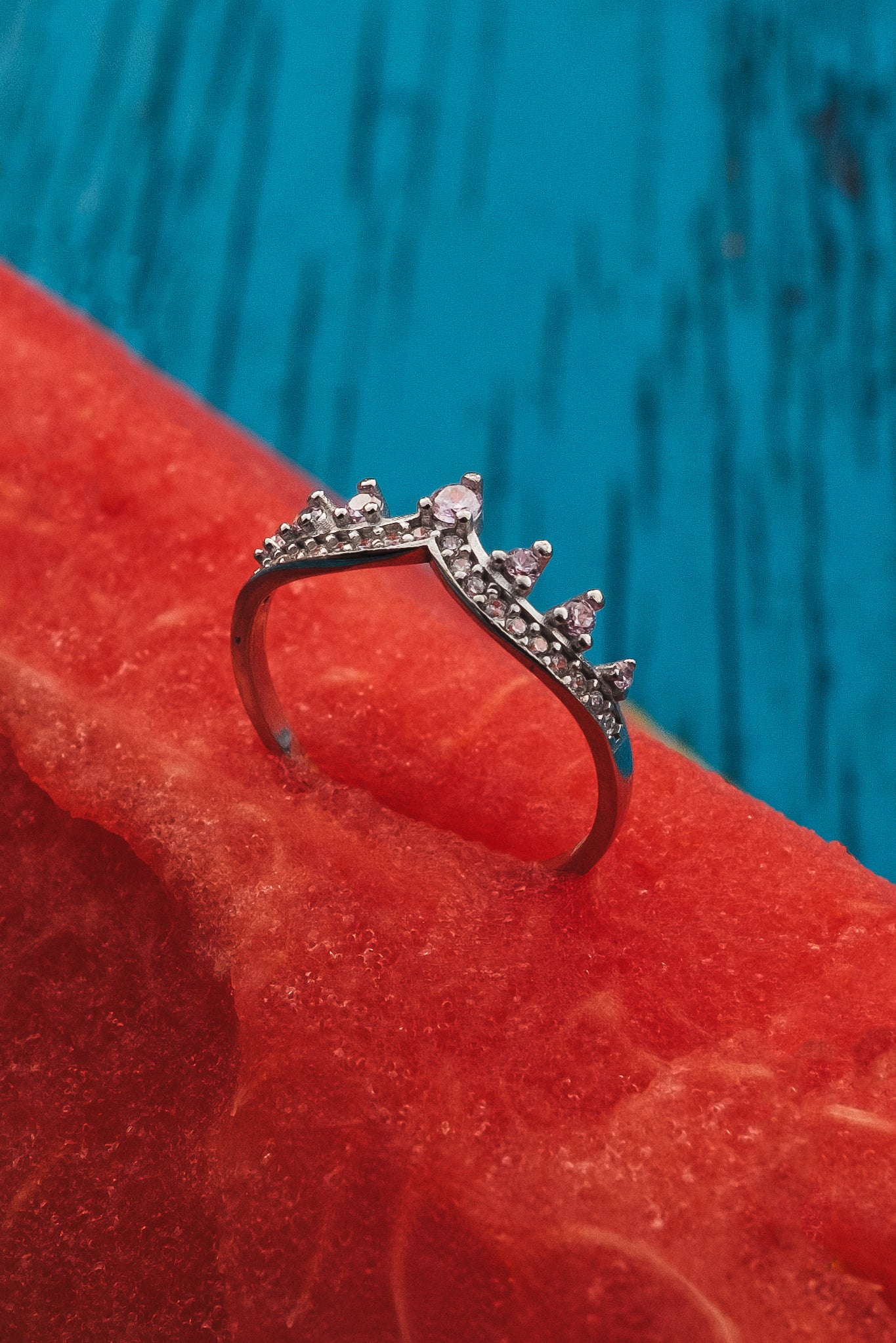 Pink Tiara Ring