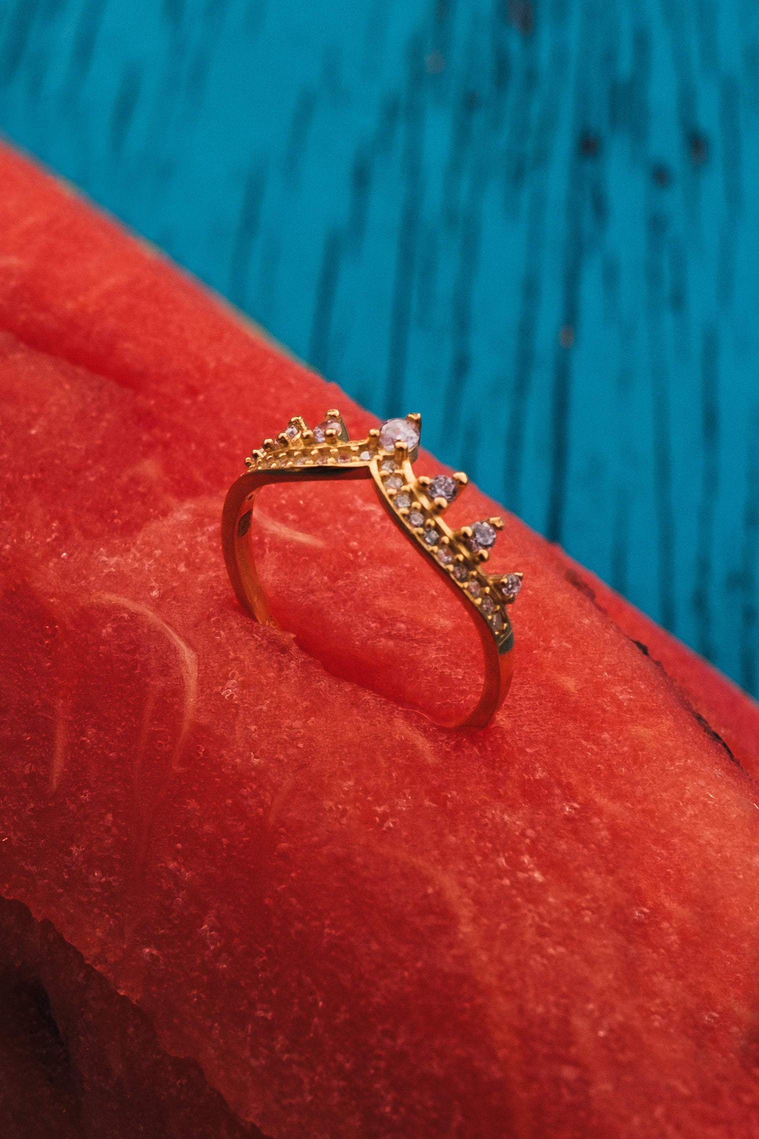 Pink Tiara Ring